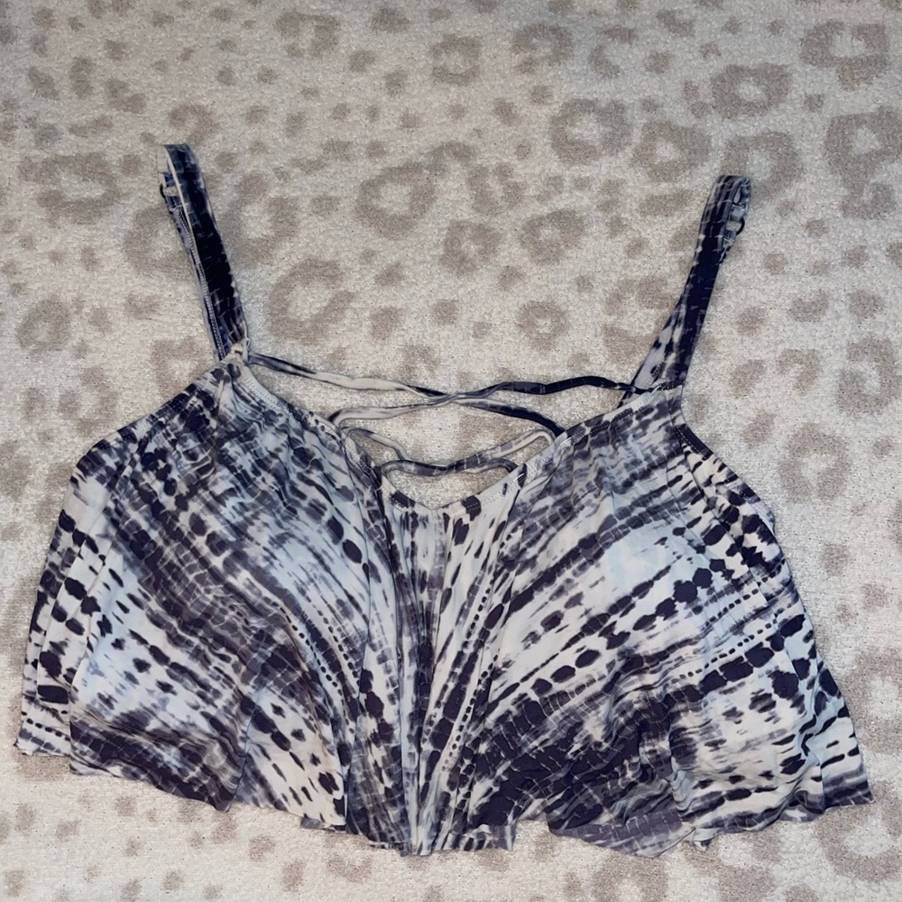 Torrid tie dye swim top Size 3